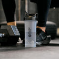 BlenderBottle Classic V2 Shaker Bottle, 20oz, Clear/Black