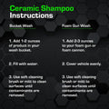 Ceramic Car Shampoo - Slick Car Wash Soap for Ceramic Coatings - pH-Balanced Car Wash Shampoo - Adds Hydrophobic Protection | Enhances Coatings, Waxes or Sealants | Incredible Shine