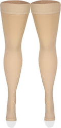 Amazon Basic Care Medical Compression Stockings 20-30 mmHg Beige Medium