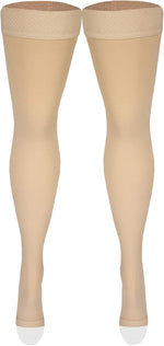 Amazon Basic Care Medical Compression Stockings 20-30 mmHg Beige Medium