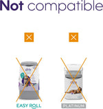 Litter Genie Refill Bags (4-Pack) | Multi-Layers of Odor-Barrier Technology | 1 Square Refill Cartridge Lasts Up to 2 Months Per Cat