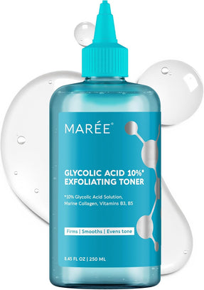 MAREE Toner Glycolic Acid Exfoliating Toner for Face Acido Glicolico para Manchas