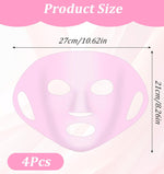 Silicone Facemask Holder Reusable Set of 3 for Sheet Masks Skincare Beauty Tool