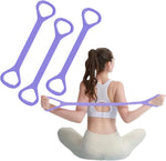 Figure 8 Resistance Bands with Handles for Arm, Shoulder, Back Workout