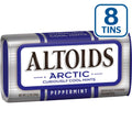 ALTOIDS Arctic Peppermint Breath Mints - Altoids Hard Candy Bulk, Sugar Free Mints 1.2 oz Tin, Pack of 8