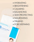 DERMAL Korean Collagen Face Mask – Hydrating & Soothing Sheet Mask with Panthenol – Hypoallergenic Calming Moisture Care for All Skin Types – 24 Combo Pack