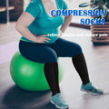 Aoliks Compression Socks for Women and Men, 4 Pairs, Gradient Compression