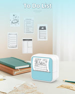 Sticker Printer - Printpods Mini Printer with Stickers, Print Pod, Bluetooth Inkless Printers, Sticker Maker, Portable Thermal Printer for iphone, Impresora Portátil for Notes, Journal, DIY, Kids Gift