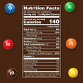 M&M'S Milk Chocolate Candy, Party Size, 2.4 lb Resealable Bag for Parties, Baking & Sharing