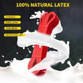ROSAPOAR Resistance Bands - Natural Latex Workout Bands for Fitness, Stretching, Powerlifting