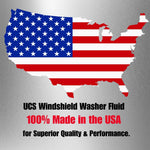 UCS 10015 2-In-1 Car Windshield Washer Fluid & Bug Remover 1 Gallon Ready to Use Pack of 1