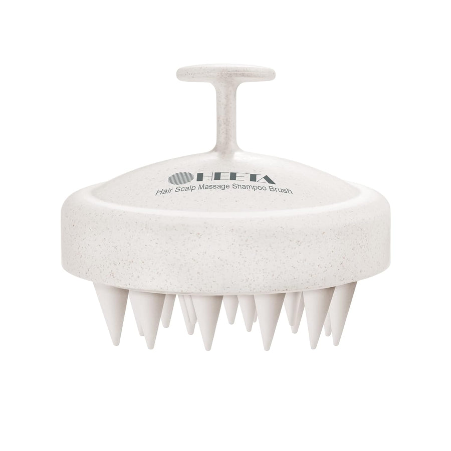 HEETA Scalp Massager for Hair Growth and Relaxation, Soft Silicone Shampoo Brush