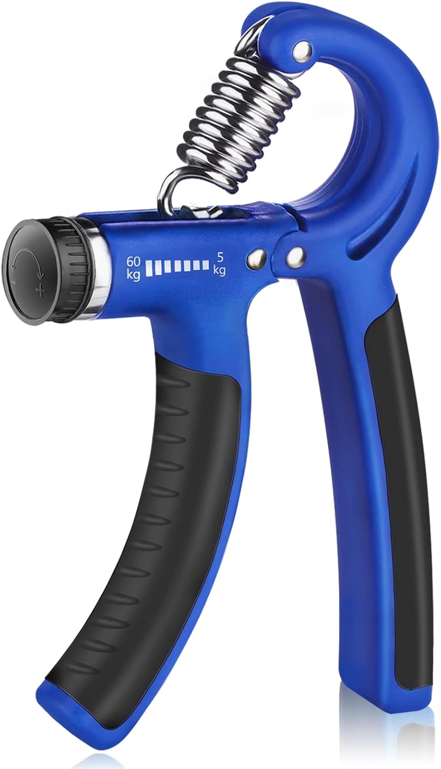 AIXPI Grip Strength Trainer - Adjustable 11-132 lbs Resistance, Forearm Exerciser for Muscle Building & Injury Recovery
