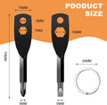 Stocking Stuffers for Men Adults - Gifts 4-in-1 Keychain Screwdriver Set for Teens Dad, Multi-functional Cool Gadgets Tools with Phillips and Slotted on Anniversary Birthday White Elephant