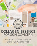 DERMAL Korean Collagen Face Mask – Hydrating & Soothing Sheet Mask with Panthenol – Hypoallergenic Calming Moisture Care for All Skin Types – 24 Combo Pack