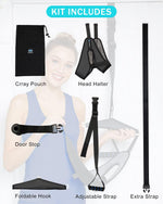 comness cervical neck traction device over door for home use portable neck stretcher