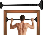 Squatz Adjustable Doorway Pull-Up Bar with Level and Locking Mechanism