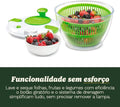 Cuisinart Large Spin Stop Salad Spinner- Wash, Spin & Dry Salad Greens, Fruits & Vegetables, 5qt, CTG-00-SAS1