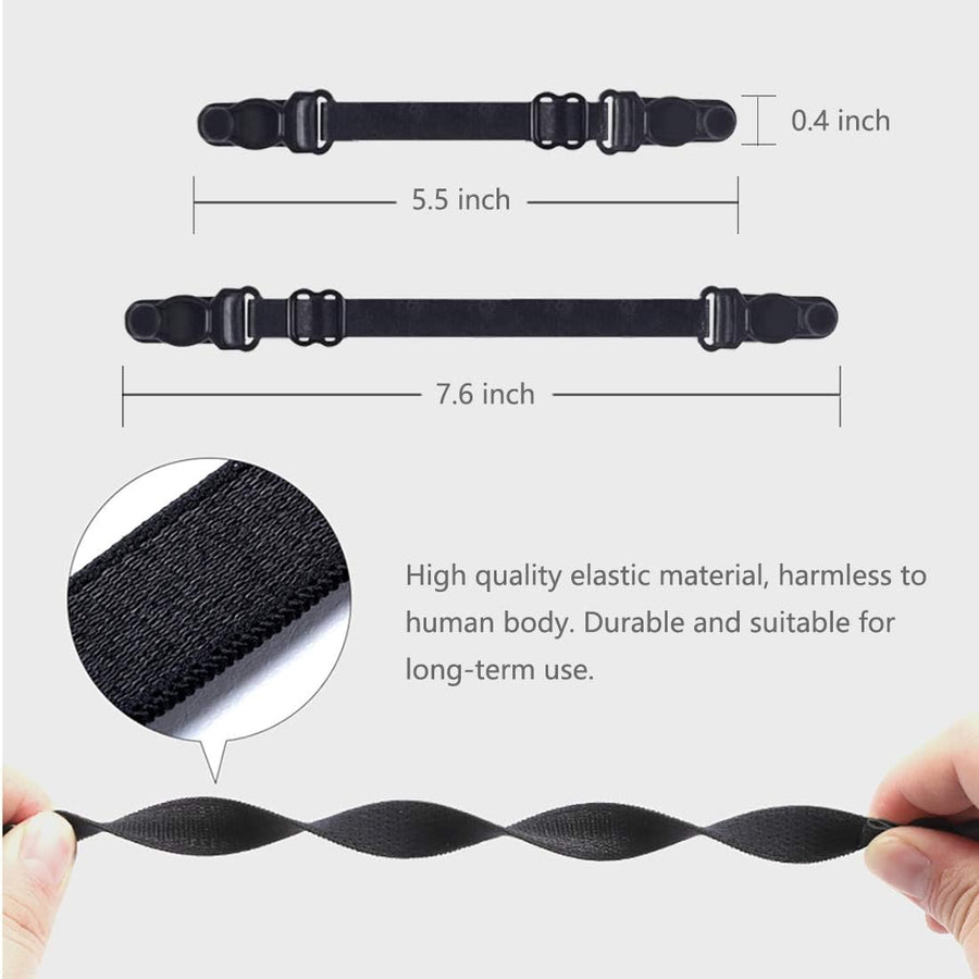 Mask Extender Strap, Elastic Fabric Mask Holder Clip with Adjustable Strap