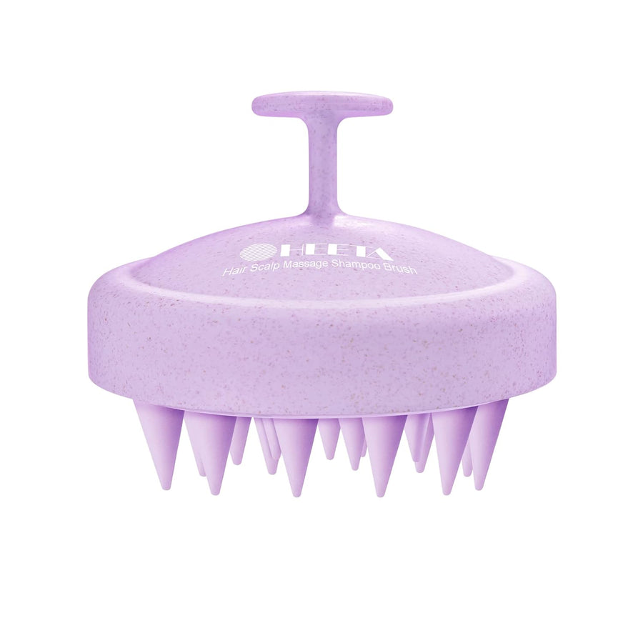 HEETA Scalp Massager for Hair Growth and Relaxation, Soft Silicone Shampoo Brush