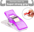 Multipurpose Sewing Clips 30 Pcs Premium Quilting Accessories - Assorted Colors Fabric Clips for Sewing Supplies and Crafting Tools