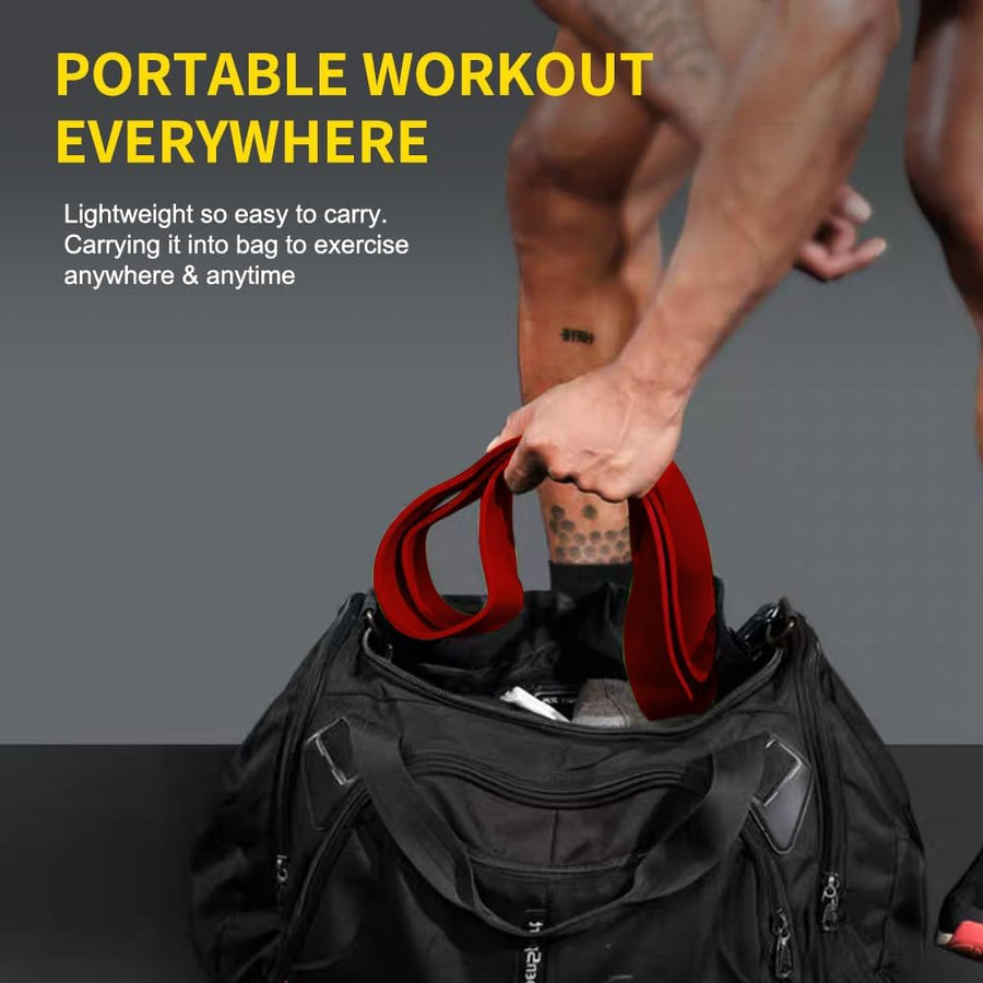 ROSAPOAR Resistance Bands - Natural Latex Workout Bands for Fitness, Stretching, Powerlifting