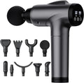 OLsky Massage Gun Deep Tissue Handheld Electric Muscle Massager Grey