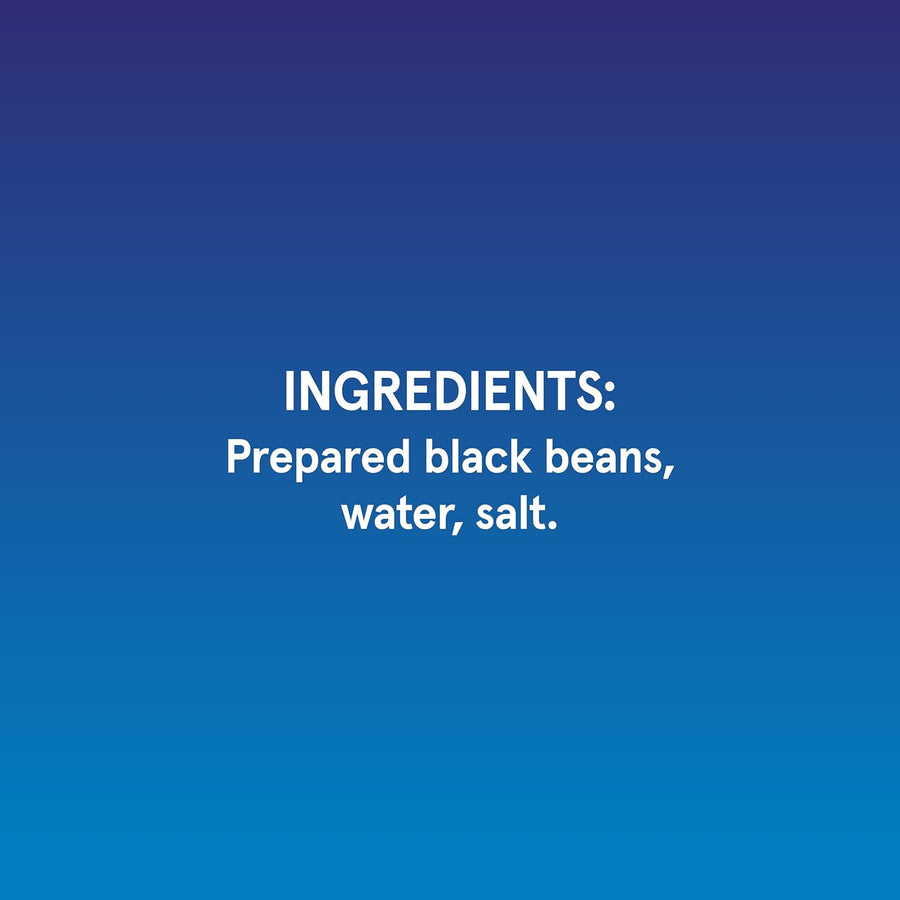 BUSH'S BEST 15 oz Canned Black Beans, Source of Plant Based Protein and Fiber, Low Fat, Gluten Free, (Pack of 12)