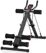RELIFE Adjustable Ab Trainer Machine - Foldable Ab Cruncher, Full Body Workout, 440 LBS Capacity