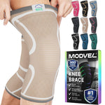 Modvel 2 Pack Knee Brace for Women and Men - Knee Support