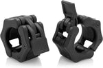 Olympic 2" Barbell Collars - Quick Release Locking Clamps for Workout Fitness