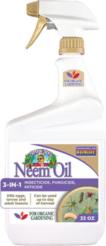 Bonide Captain Jack's Neem Oil, 32 oz Ready-to-Use Spray, Multi-Purpose Fungicide, Insecticide and Miticide for Organic Gardening