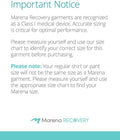 MARENA SFBHA Recovery Panty-Length Post-surgical Compression Girdle High-Back Adjustable