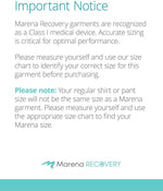 MARENA SFBHA Recovery Panty-Length Post-surgical Compression Girdle High-Back Adjustable