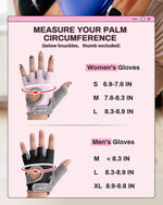 VINSGUIR Workout Gloves for Women & Men, Breathable, Grip Pads