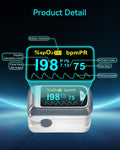 Healthtree JKS50B Fingertip Pulse Oximeter with SpO2 and Heart Rate Monitoring