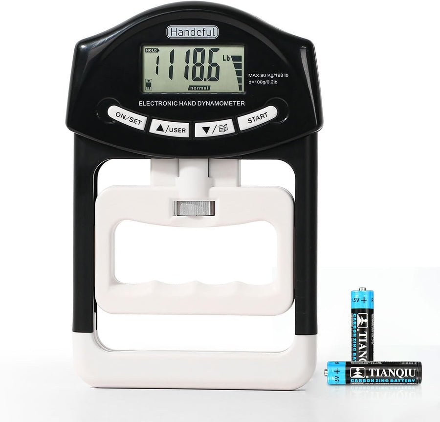 Handeful Grip Strength Tester Trainer - Dynamometer Handgrip Measurer