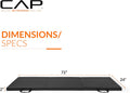 CAP Barbell 2-Inch Folding Anti-Tear Exercise Mat, Multiple Colors