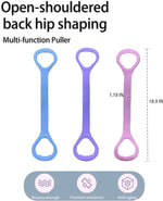 Figure 8 Resistance Bands with Handles for Arm, Shoulder, Back Workout
