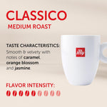 illy Coffee K Cup, Pods for Keurig Machines, Classico Medium Roast, 100% Arabica, Premium Italian Coffee, 32 Count, 1 Pack