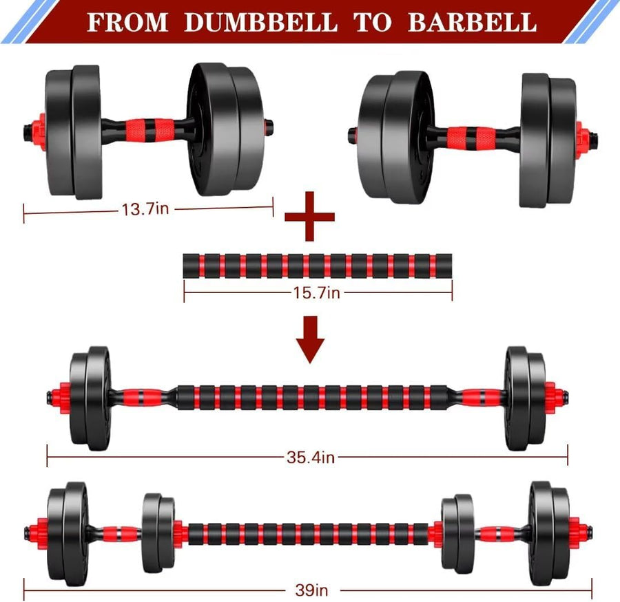 Adjustable Dumbbells Set, Free Weights for Home Gym