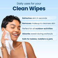 Clean Skin Club XL Premium Face Wipes, Extra Moist Makeup Removing Towelettes, Facial Cleansing Cloth, Fragrance Free, No Alcohol or Chemicals, (30 Ct, 1 Pack)