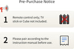 Replacement Remote for All Fire Series, TV Stick (HD, 4K, 4K Max, Lite), TV Cube and Omni, Insignia, Toshiba, Smart TVs, with Voice Control