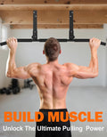 Fitarc Joist Mount Pull Up Bar - Heavy Duty Steel Ceiling Chin Up Rack for Home Gym