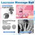 FITZELAR Double Lacrosse Massage Ball for Myofascial Release and Trigger Point Therapy