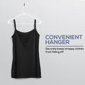 Utopia Home Plastic Hangers 20 Pack - Space Saving Clothes Hanger - Durable & Strong Closet Organizers and Storage with Built-in Strap Hooks - Essential for Shirts, Pants, Skirts & Coats (White)