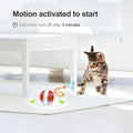 Interactive Cat Toys for Indoor Cats,The 3rd Generation Agile Moving Cat Ball with Elastic Mesh Tail,Automatic Kitten Toys for Bored Indoor Adult Cats,Motion Activated (Orange)