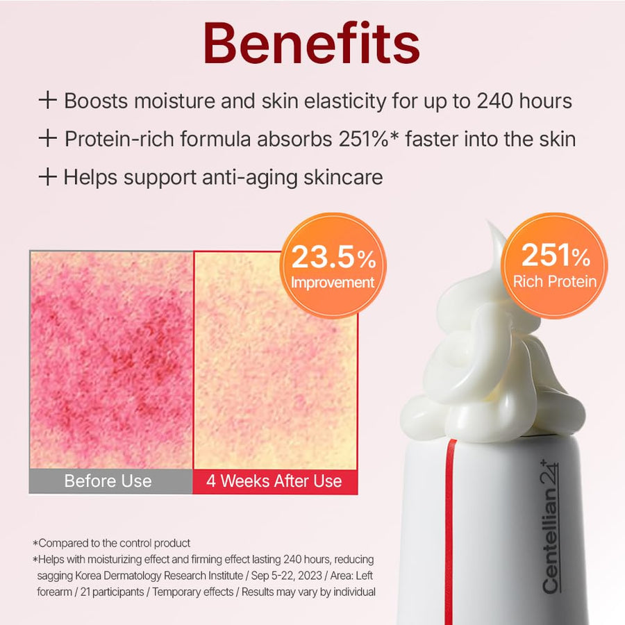 CENTELLIAN 24 Madeca Cream Time Reverse (1.69fl oz) - Advanced Fast-Absorbing & Nourishing, Hydrates, Firms & Reduces Wrinkles, Low Irritation, Korean Skin Care Centella Asiatica, Collagen