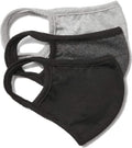 Cotton Face Masks - Made of Premium Organic Cotton, Reusable Washable Soft Cloth Face Masks 3/6 Pk