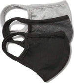 Cotton Face Masks - Made of Premium Organic Cotton, Reusable Washable Soft Cloth Face Masks 3/6 Pk